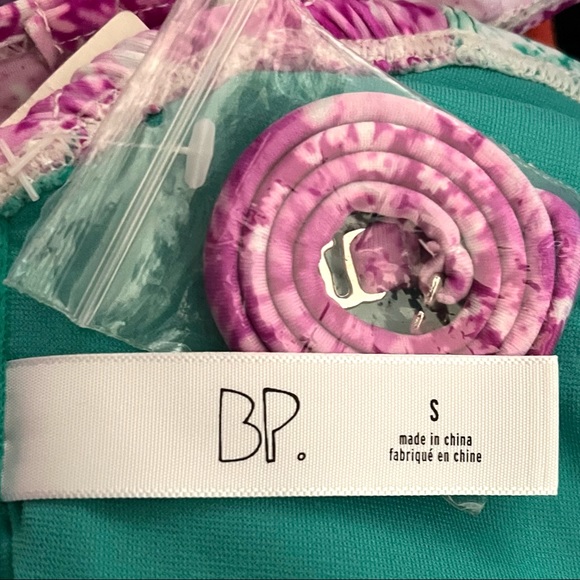 NEW BP Smocked Bow Bandeau Bikini Swim Top size S Jr. - Picture 4 of 5